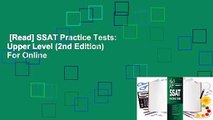 [Read] SSAT Practice Tests: Upper Level (2nd Edition)  For Online