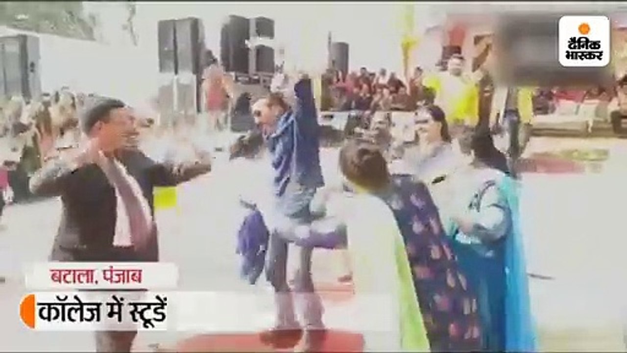 कॉलेज में स्टूडेंट्स और टीचर के साथ झूमे सनी देओल