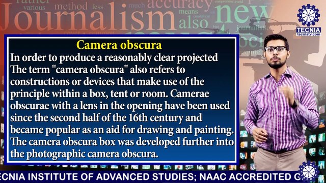 BAJMC || AJOY BANERGEY || CAMERA OBSCURA || TIAS || TECNIA TV