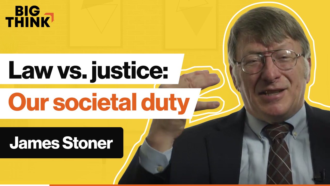 Law vs. justice: What is our duty in society?