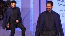 Kunal Khemu dances during Ramp walk at Lakme Fashion Week;Watch video | FilmiBeat