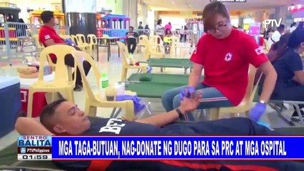 Mga taga-Butuan, nag-donate ng dugo para sa PRC at mga ospital