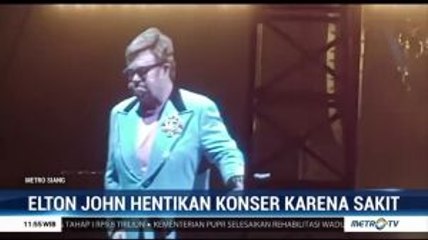 Terserang Pneumonia, Elton John Terpaksa Hentikan Konser