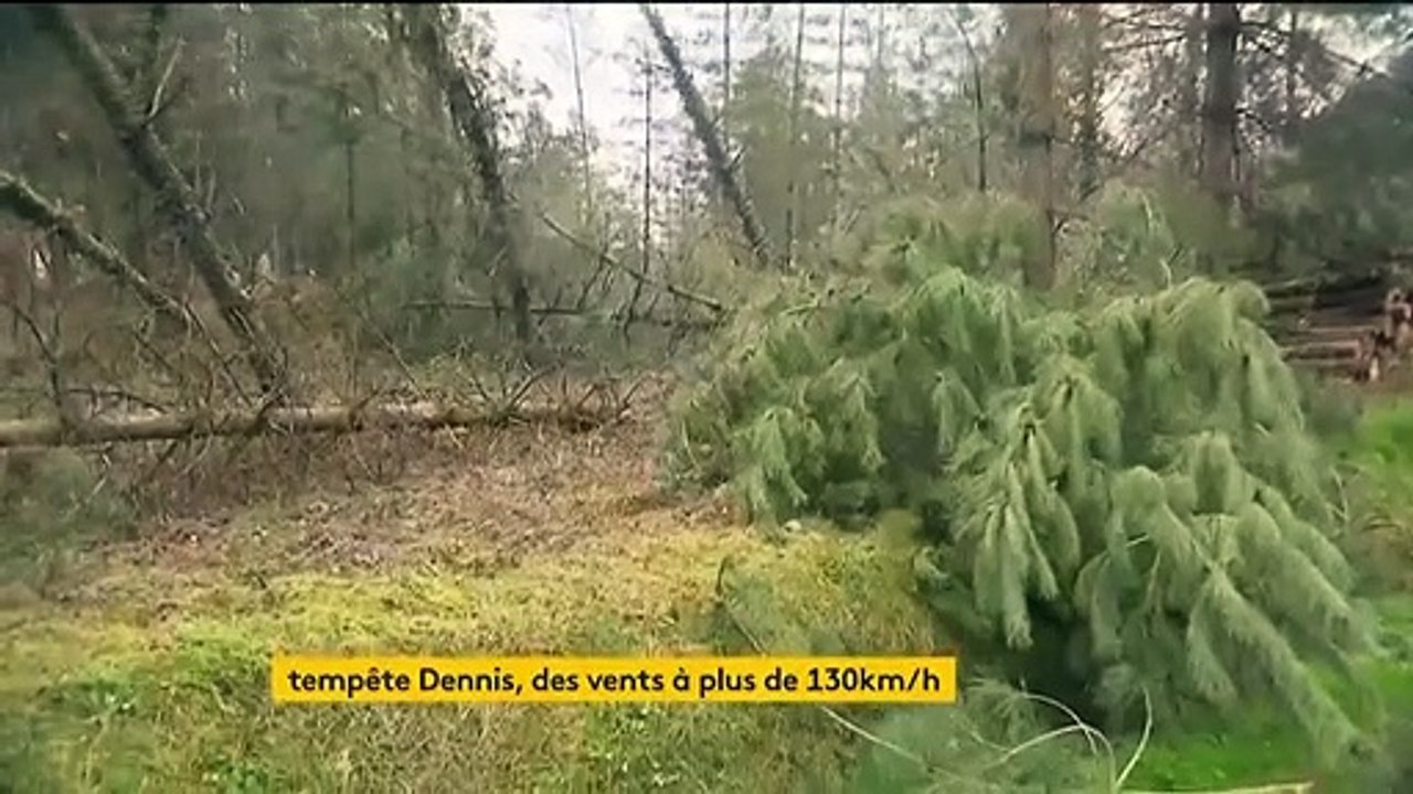 La tempête Dennis a plongé dans le noir des dizaines de milliers de foyers