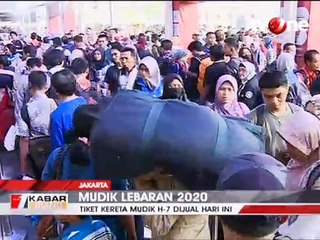 Tiket Kereta Mudik H-7 Dijual Hari Ini
