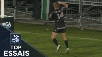 TOP Essais de la J20 – PRO D2 – Saison 2019-2020