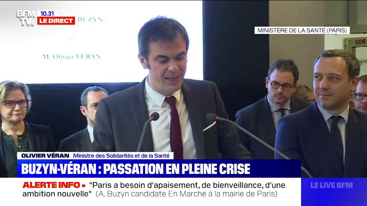"J'ai pleinement conscience de l'immense responsabilité qu'implique ma fonction": Olivier Véran succède à Agnès Buzyn au ministère de la Santé