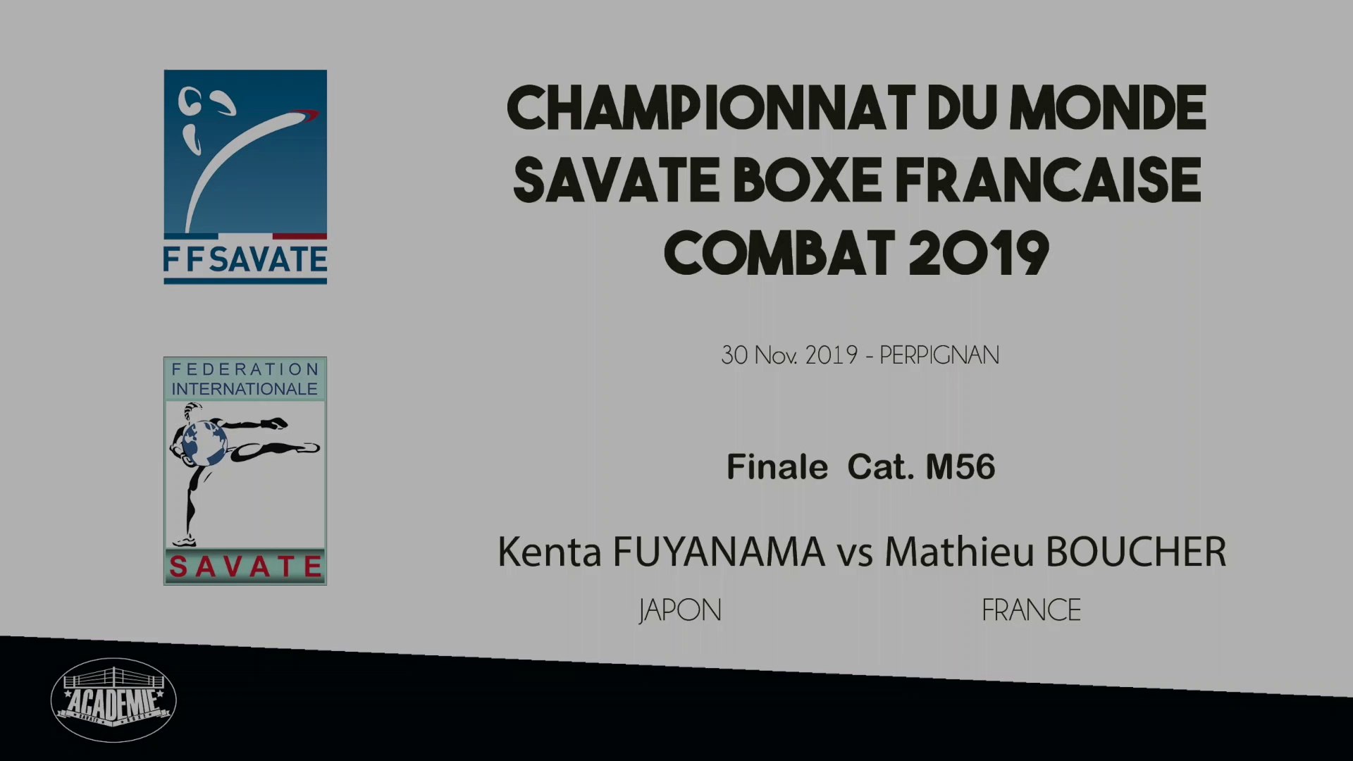 SAVATE boxe française - FF SAVATE