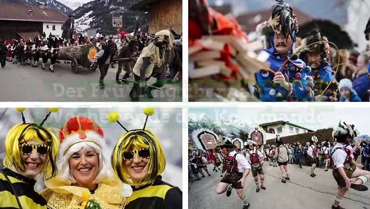 Matschgerer-Umzug, Bloch- und Larchziehen: Brauchtumsumzüge in Tirol