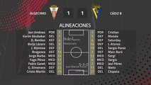 Resumen partido entre Algeciras y Cádiz B Jornada 25 Segunda División B