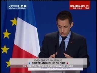 Sarkozy au CRIF