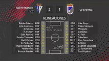 Resumen partido entre San Fernando CD y CD Badajoz Jornada 25 Segunda División B