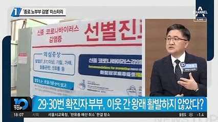 ‘종로 노부부 감염’ 미스터리