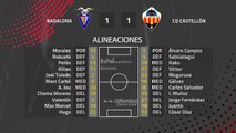 Resumen partido entre Badalona y CD Castellón Jornada 25 Segunda División B