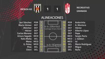 Resumen partido entre Mérida AD y Recreativo Granada Jornada 25 Segunda División B