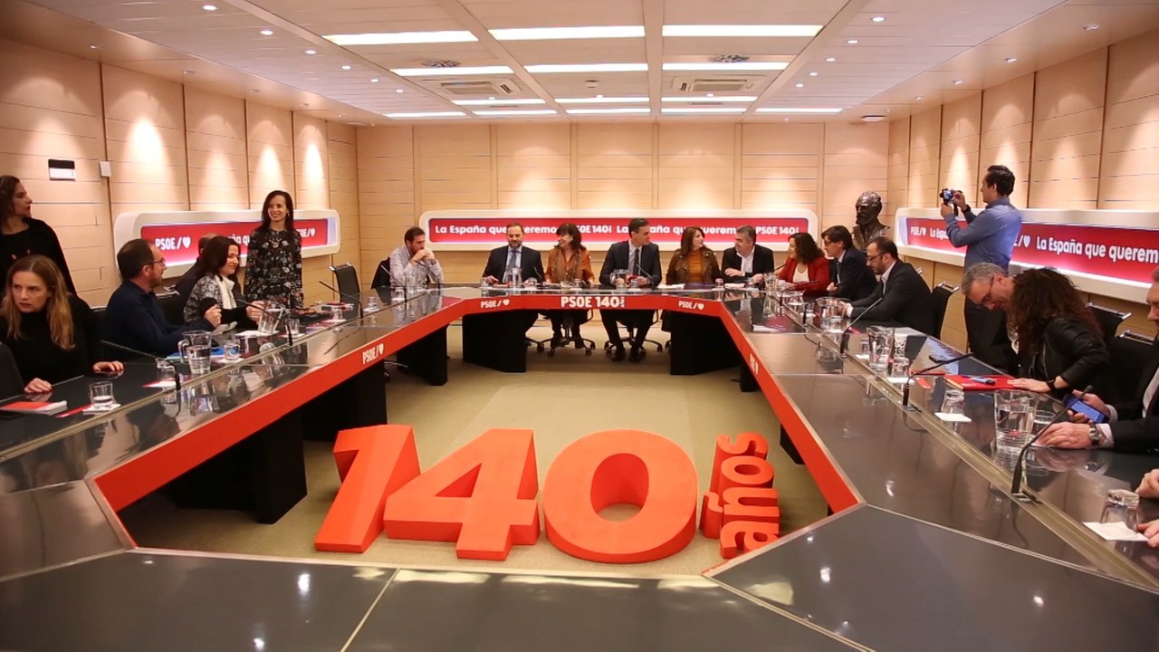 Reunión de la Comisión Permanente del PSOE