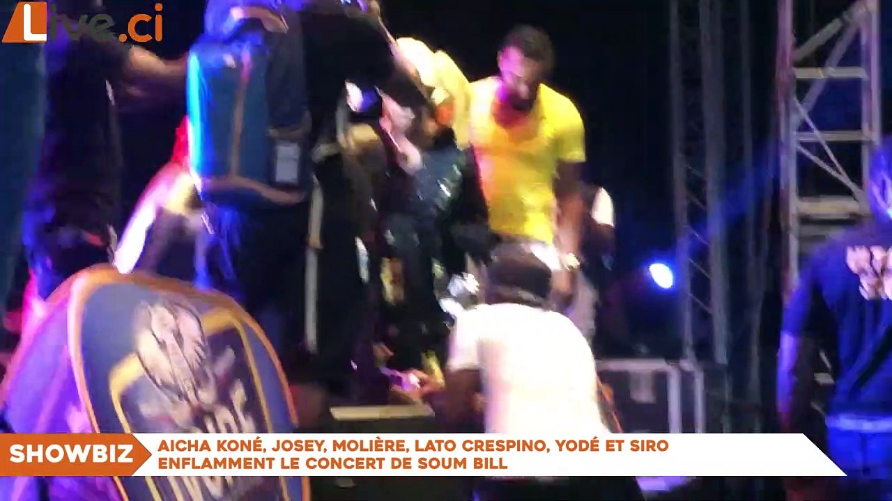 Aicha Koné, Josey, Molière, Lato Crespino, Yodé et Siro enflamment le concert de Soum Bill
