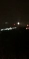 A plane aborts a landing at Leeds Bradford Airport