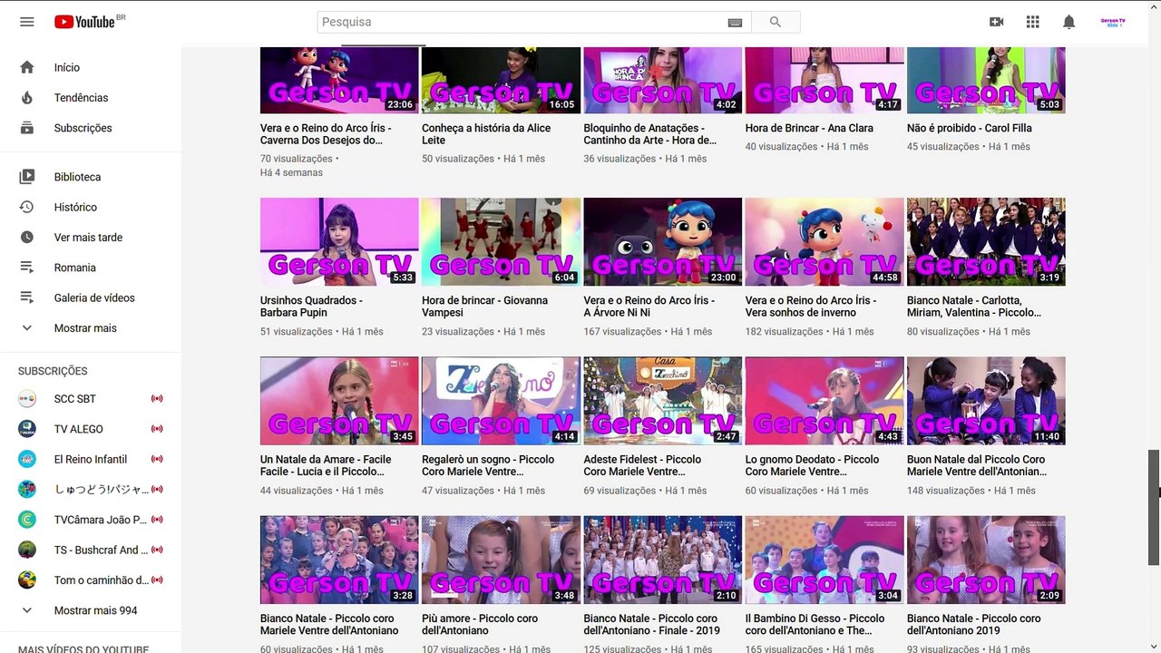 Dicas do Canal