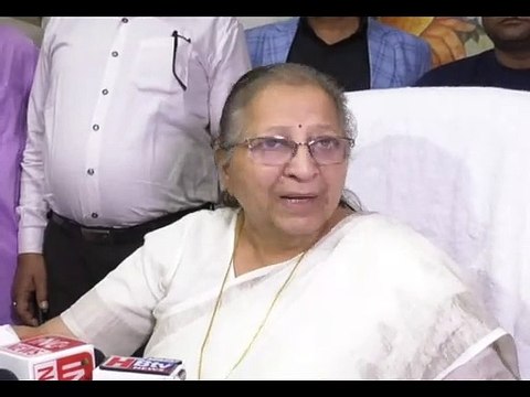 कमलनाथ और सिंधिया की गुटबाजी पर सुनिए ताई सुमित्रा महाजन का बयान