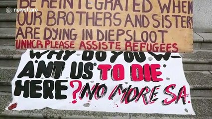 South Africa refugees prohibited from interfering with officials after being defeated in court