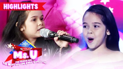 Bella Ichallalen wins as Mini Miss U of the day | It's Showtime Mini Miss U