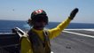 Flight Operations - Aboard US Navy Aircraft Carrier - USS George H W Bush