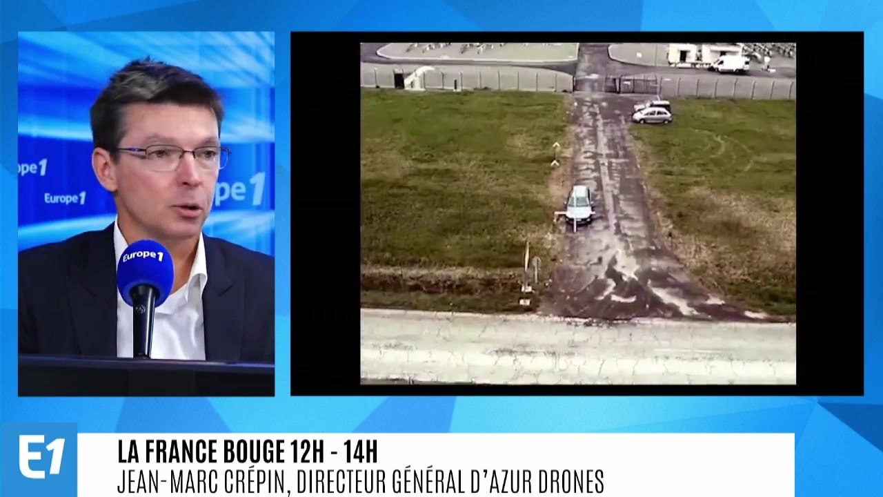 La France bouge : Jean-Marc Crépin directeur général d’Azur Drones qui commercialise des drones de surveillances notamment pour les sites sensibles