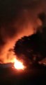 देवास: गोदाम में लगी भयानक आग, लाखों का सामान हुआ खाक