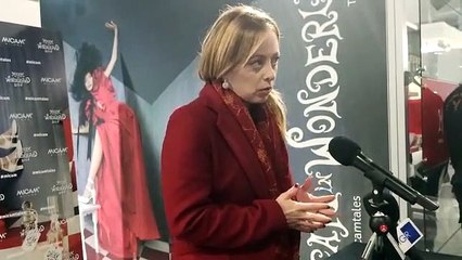 Meloni a Milano per la conferenza stampa al MICAM (17.02.20)
