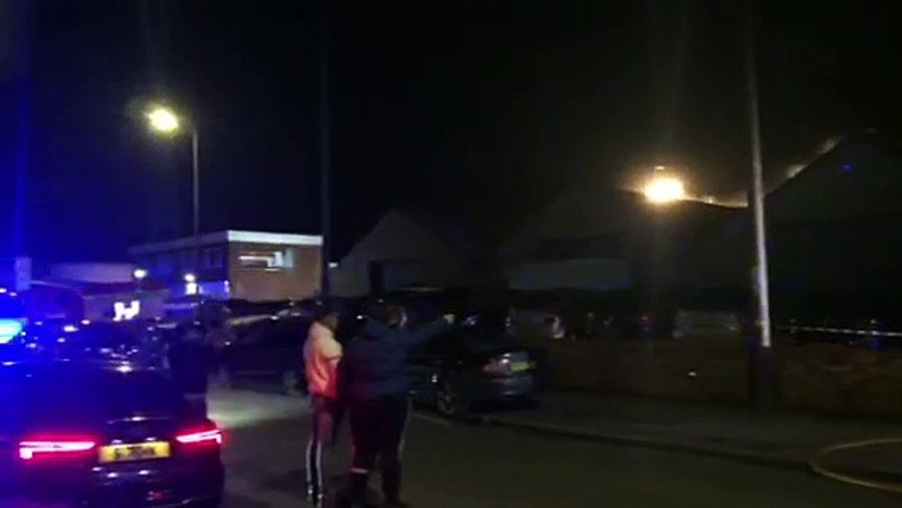 Fire at garage in Skeffington Road, Preston