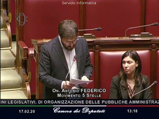 Federico Antonio - Discussione sulle linee generali (17.02.20)
