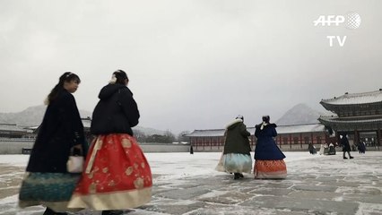 Corée du Sud: Séoul enregistre sa plus forte chute de neige en un jour cet hiver