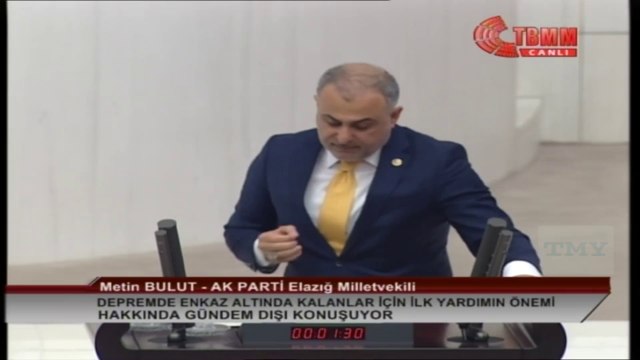 AK PARTİ ELAZIĞ MİLLETVEKİLİ METİN BULUT GÜNDEM DIŞI MECLİS KONUŞMASI-11 ŞUBAT 2020
