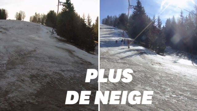 Privée de neige en pleine vacances scolaire, cette station de ski ferme ses portes :