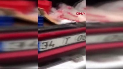 Otomobilin arkasına bağlanıp sürüklenen köpek... kırık çıkık yok, durumu iyi