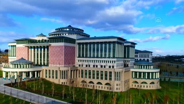 Cumhurbaşkanı Erdoğan'ın resmi açılışını gerçekleştireceği Cumhurbaşkanlığı Kütüphanesi (2)