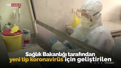 Koronavirüs için üretilen yerli tanı kitinin laboratuvar görüntüleri paylaşıldı