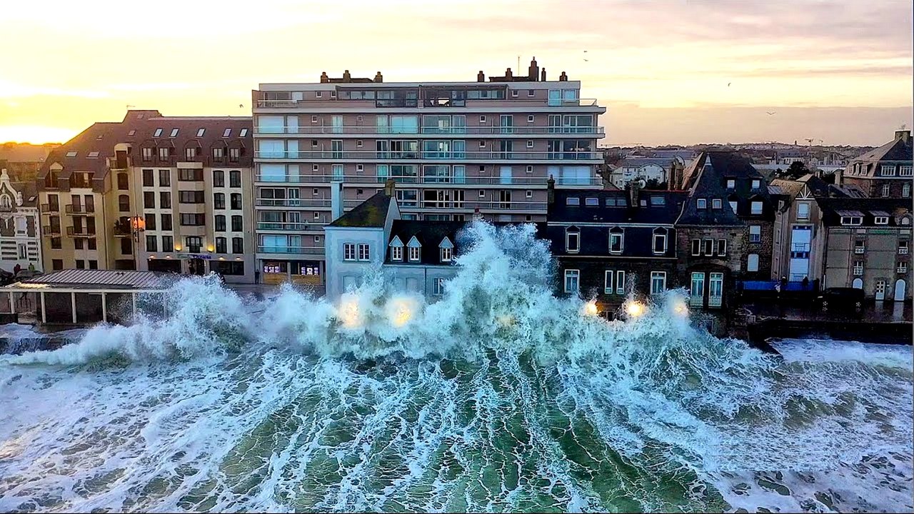 Tempête Ciara à Saint-Malo