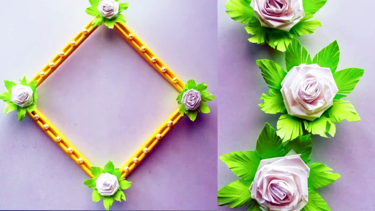 Attractive and beautiful Paper flower wall hanging