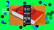 Full version  The Best Investment Writing: Selected Writing from Leading Investors and Authors