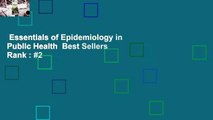 Essentials of Epidemiology in Public Health  Best Sellers Rank : #2