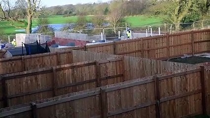 Residents losing garden to house builder