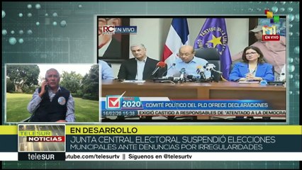 Moscoso: mejor suspender comicios municipales dominicanos desde anoche