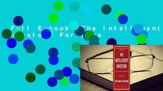 Full E-book  The Intelligent Investor  For Free