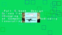 Full E-book  Design Driven Innovation: Changing the Rules of Competition by Radically Innovating