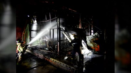 울산 돈사 폐수처리장 화재...800만 원 피해 / YTN