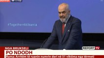 Report TV - Konferenca e Donatorëve, Rama: Ju lutem na ndihmoni, jemi vend i vogël