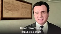 Kurti projekton Kosovën e të ardhmes: Fisnike, madhështore, e panënshtruar dhe e vendosur!