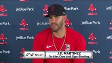J.D. Martinez Says Alex Cora "Never Influenced Us In Any Way" On Sign-Stealing